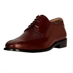 LIBERTYZENO Men's Burgundy Lace-Up Shoes
